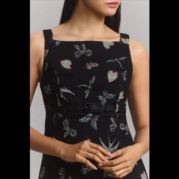 Brand New by Anthropologie Sleeveless Boat-Neck Mini Dress - Picture 3 of 11
